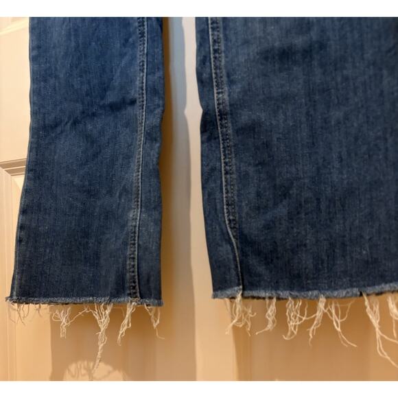 Kut From The Kloth Kelsey Fab AB Ankle Flare High Rise Jeans Womens 4 Blue Denim - Picture 3 of 6